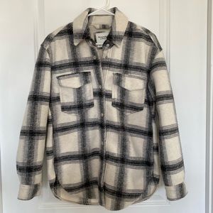 Abercrombie & Fitch Plaid Shacket
